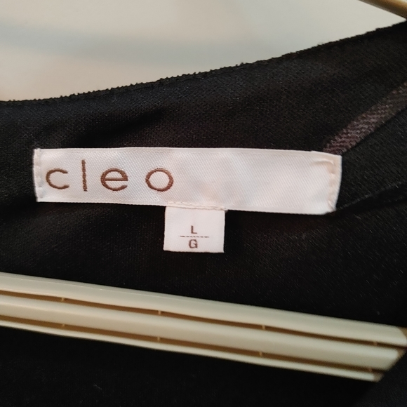 Cleo Black Studded Long-Sleeve Party Dress (Sparkly!) - Picture 5 of 5